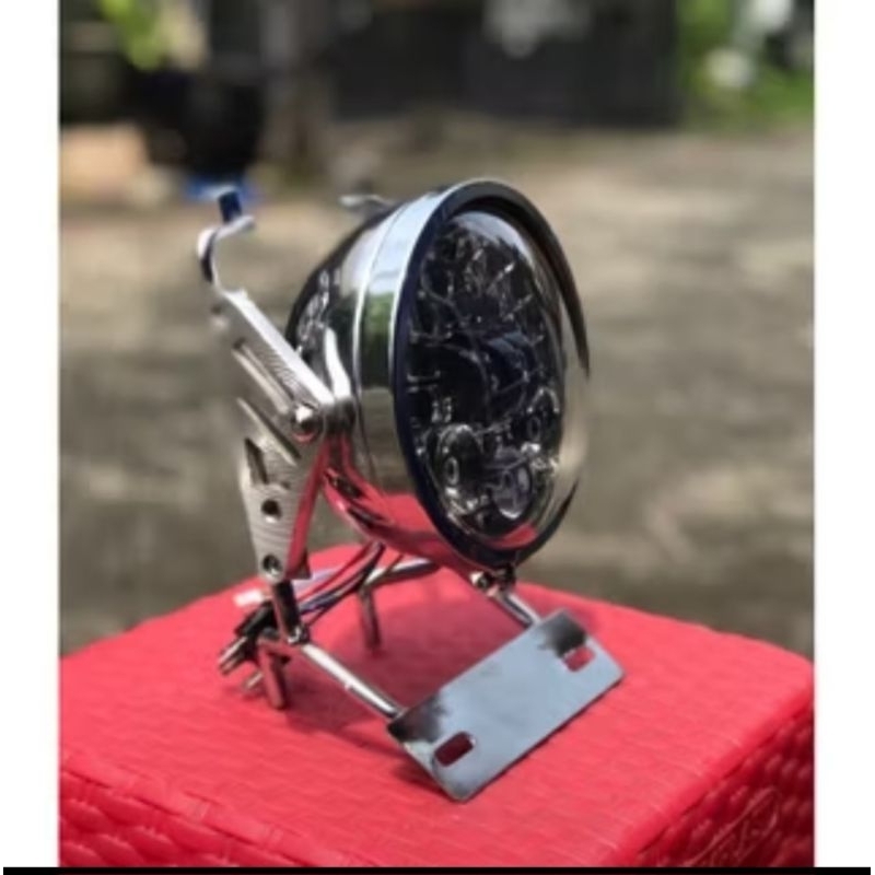 REFLEKTOR 16 LED LAMPU  SET BATOK L2G SET PANGKON CNC TRALIS