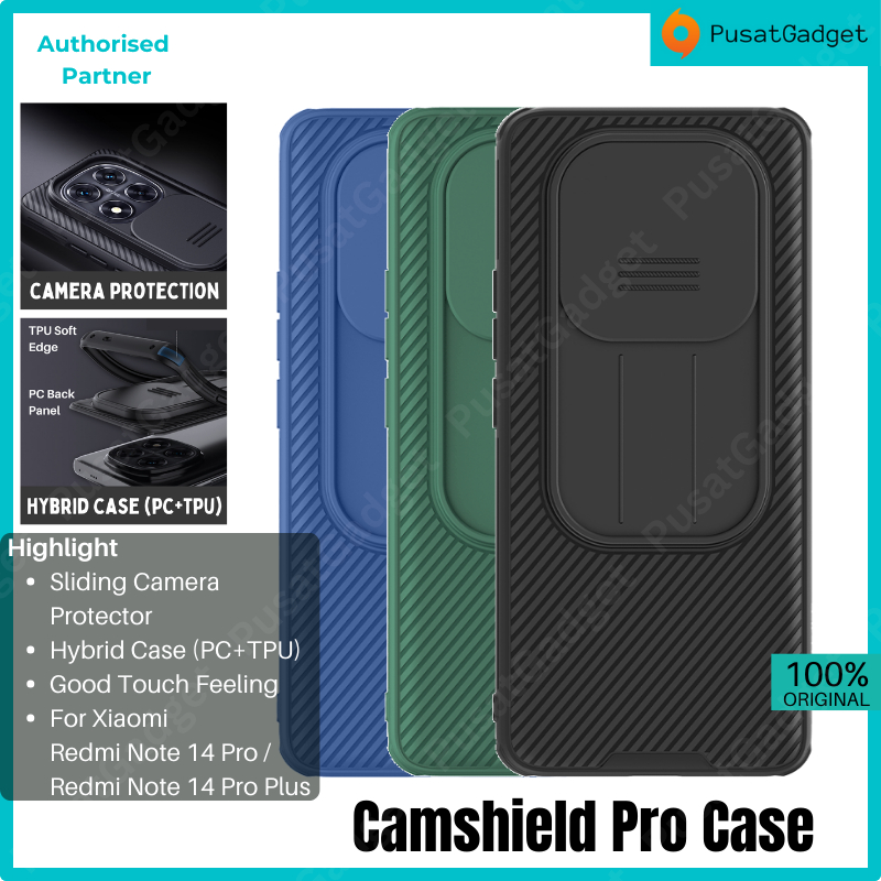 Case Xiaomi Redmi Note 14 Pro / 14 Pro Plus / Poco X7 (5G) NILLKIN CamShield Pro Slide Camera Casing