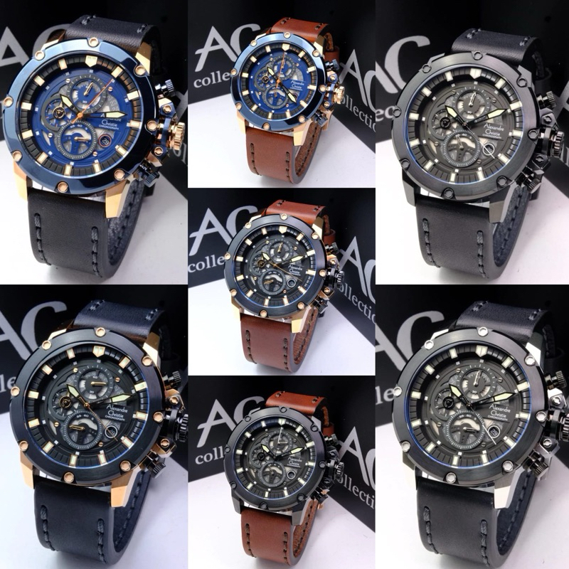 Jam Tangan Pria Alexandre Christie 6564 AC6564 AC 6564MC (ORIGINAL)