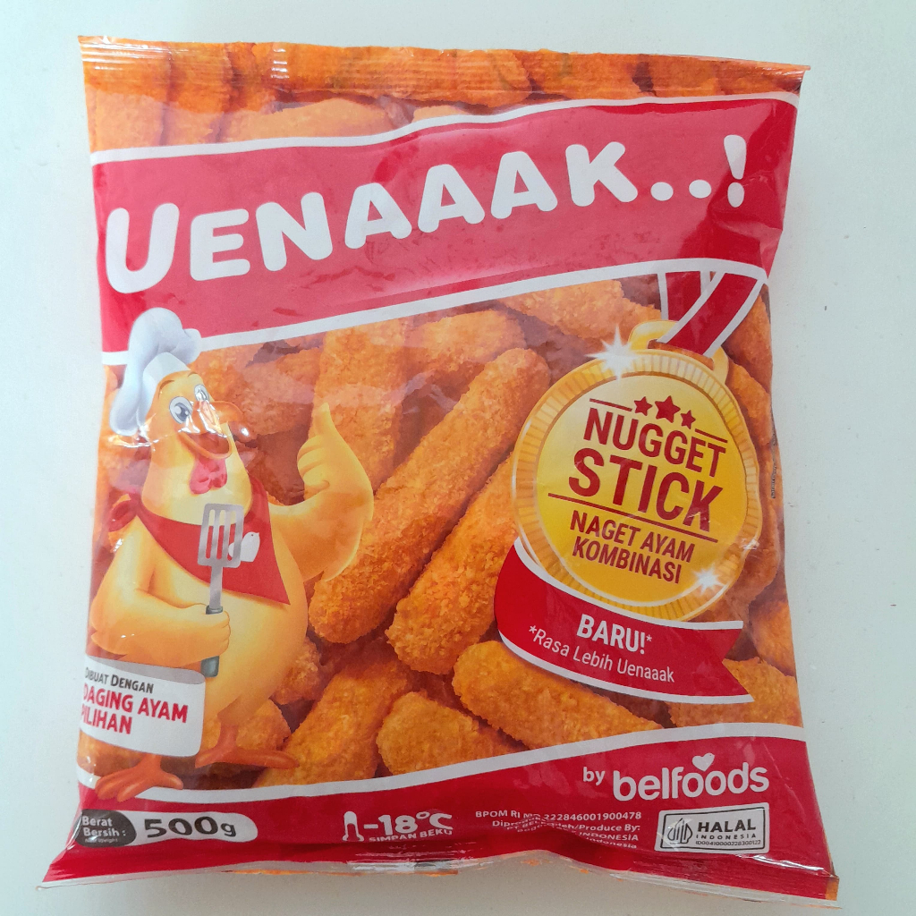 

BELFOODS uenak nugget stik 500gr