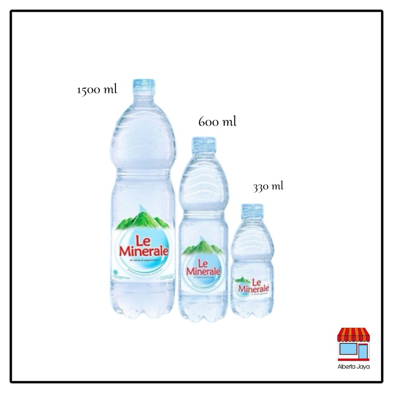 

LE MINERAL 1500 ML / 600 ML / 330 ML