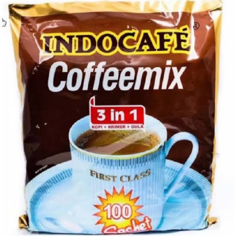 

INDOCAFE Coffeemix 3 in 1/Kopi Instan/Kopi sachet 20gr isi 100 pcs