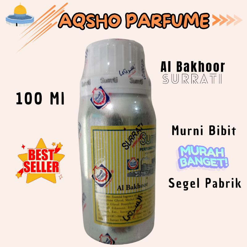 Al Bakhoor Bakhour Bakhur Surrati 100ml, Parfum Import Arab Saudi Bibit Minyak Wangi Original Biang 