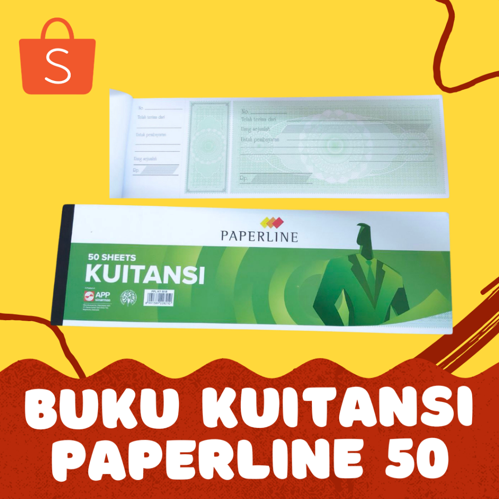 

Buku Kuitansi Paperline 40 & 50 Lembar
