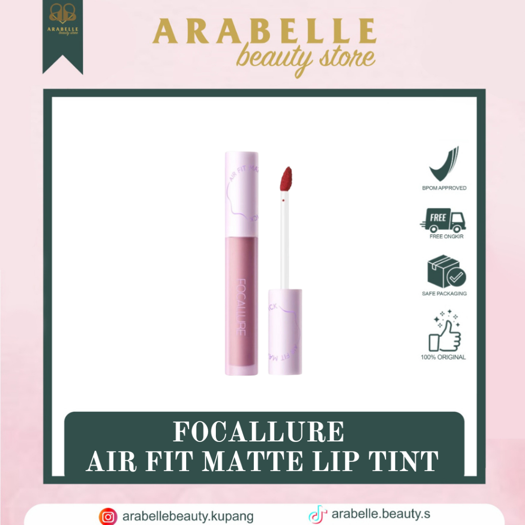 FOCALLURE Airy Matte Lip Tint Super Long-Lasting Lipstick