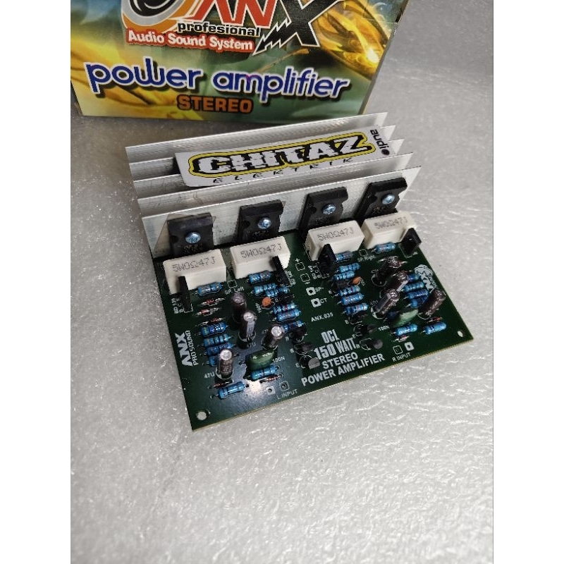 Driver Power amplifier 150Watt Stereo ANX