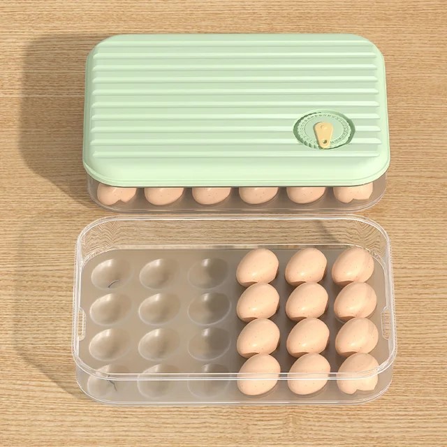Kotak Penyimpanan Telur 24 Sekat 24 Kotak Telur