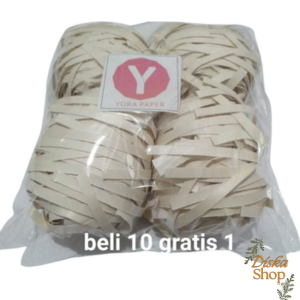 

kertas cacah / serut-parcel / shredded paper natural white 75gr