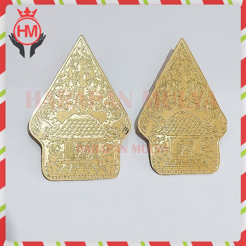 Lencana Pin Logam Gunungan Wayang Pin Bros Aksesoris Model Gunungan Wayang - Harapan Mulya