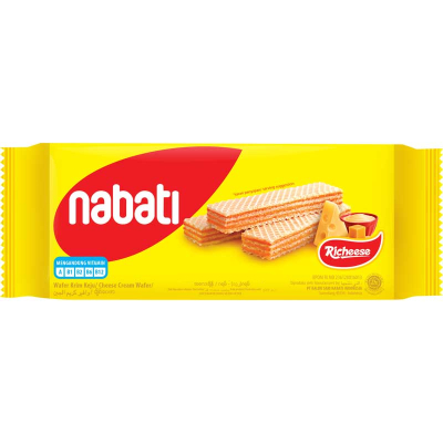 

Nabati Richeese Wafer Krim rasa Keju 110g