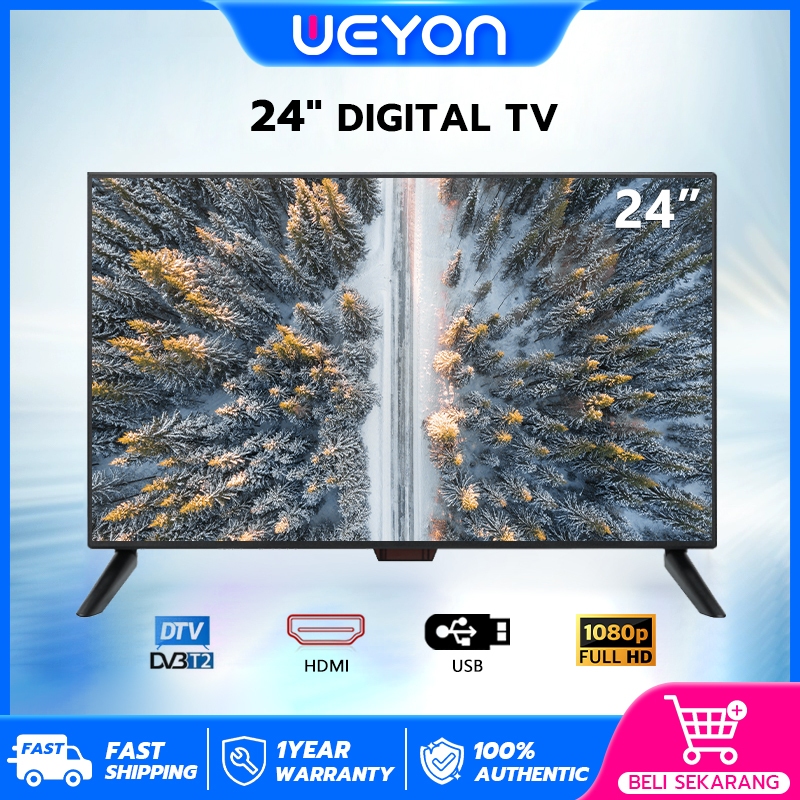 Weyon TV Digital 21/22/24/25/27/30 inch TV LED HD TV Digital Ready Televisi