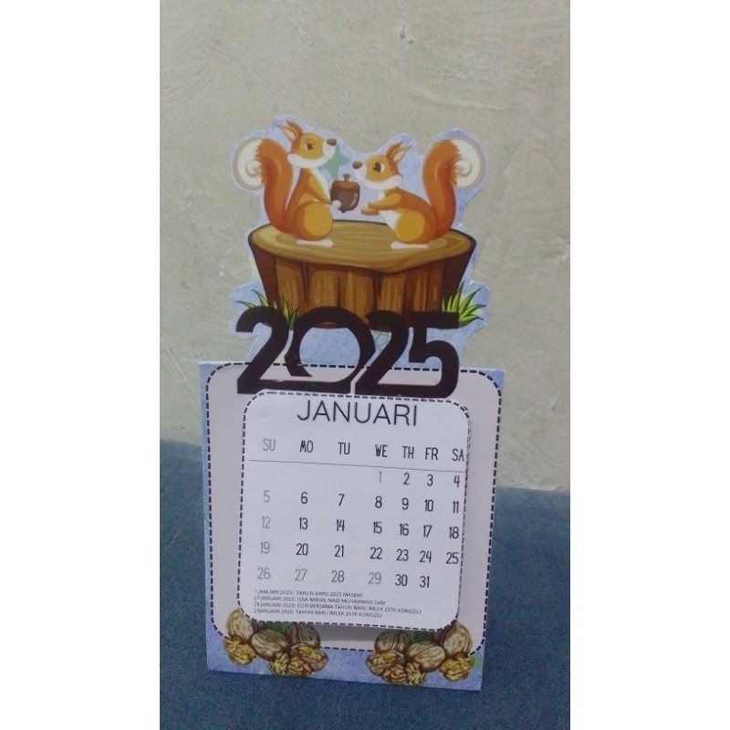 

KALENDER MEJA MINI