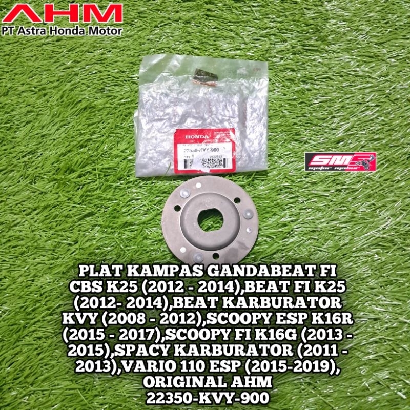 PLAT KAMPAS GANDA BEAT FI CBS K25 (2012 - 2014),BEAT FI K25 (2012- 2014),BEAT KARBURATOR KVY (2008 -