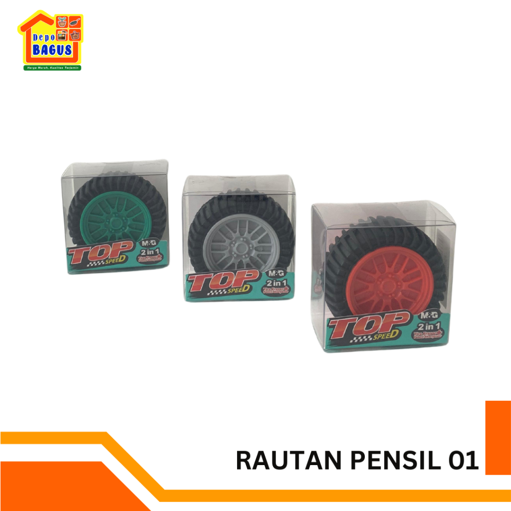 

Orotan Pensil, Orotan 2IN 1 + Eraser, Orotan Karakter