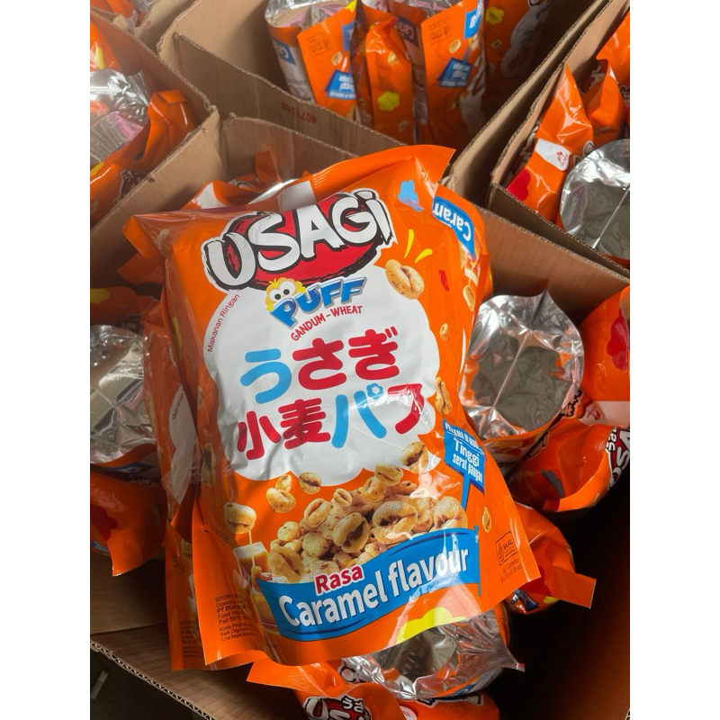 

Usagi Puff Gandum Caramel 8 x 10gr