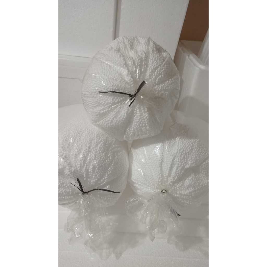 

sterofoam butiran 500 gram dimensi 0.5 cm