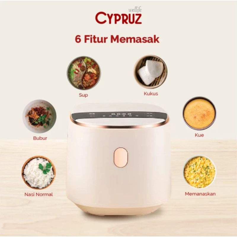 CYPRUZ RICE COOKER LOW CARBO SUGAR RC 0529