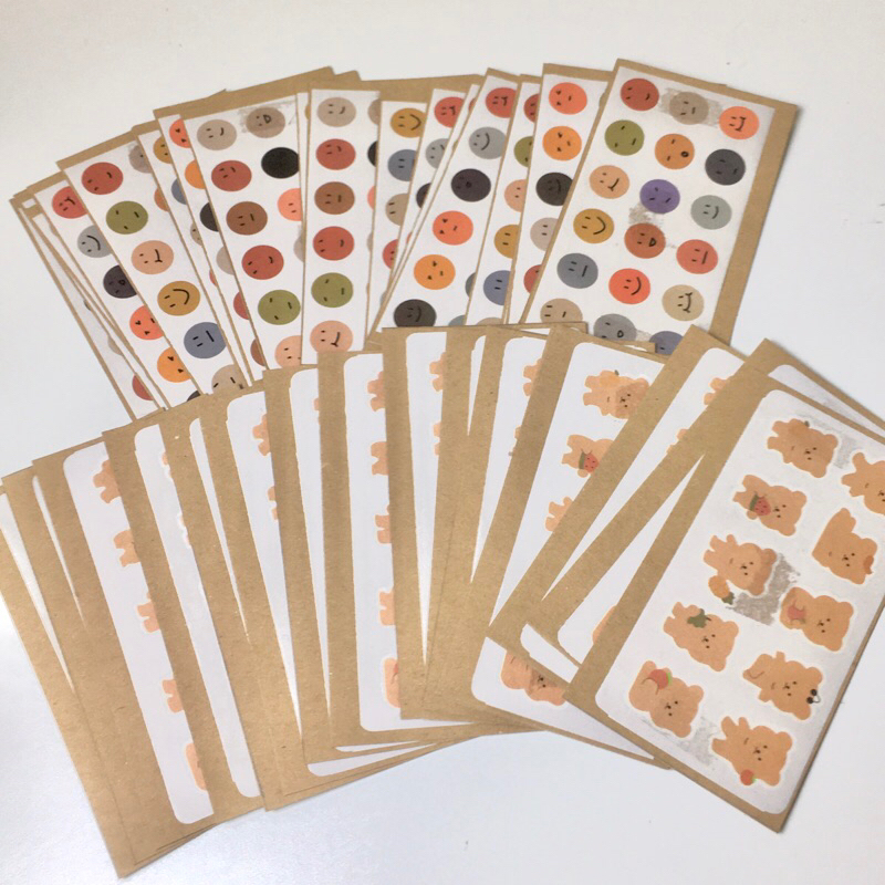 

sticker emoji sticker beruang lucu sticker journal journaling