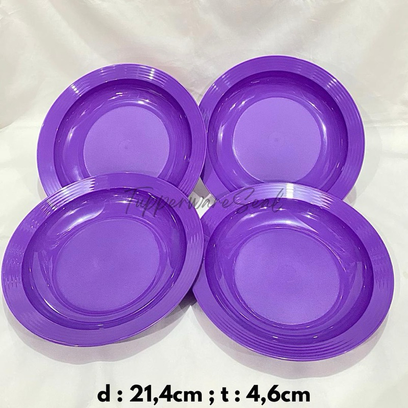 Large Deep Plate Tupperware Original