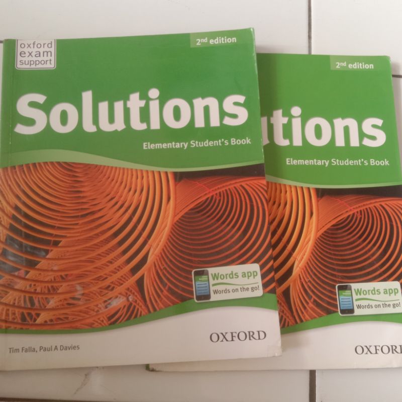 Solutions Elementary Students Book / 2nd Edition