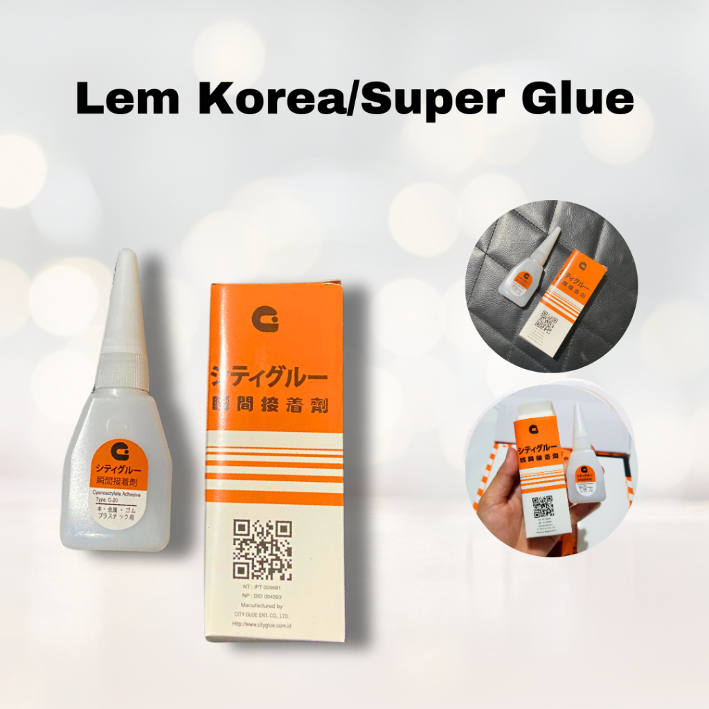 

Lem Super Glue Korea-Lem Alteco Original-Lem korea Murah