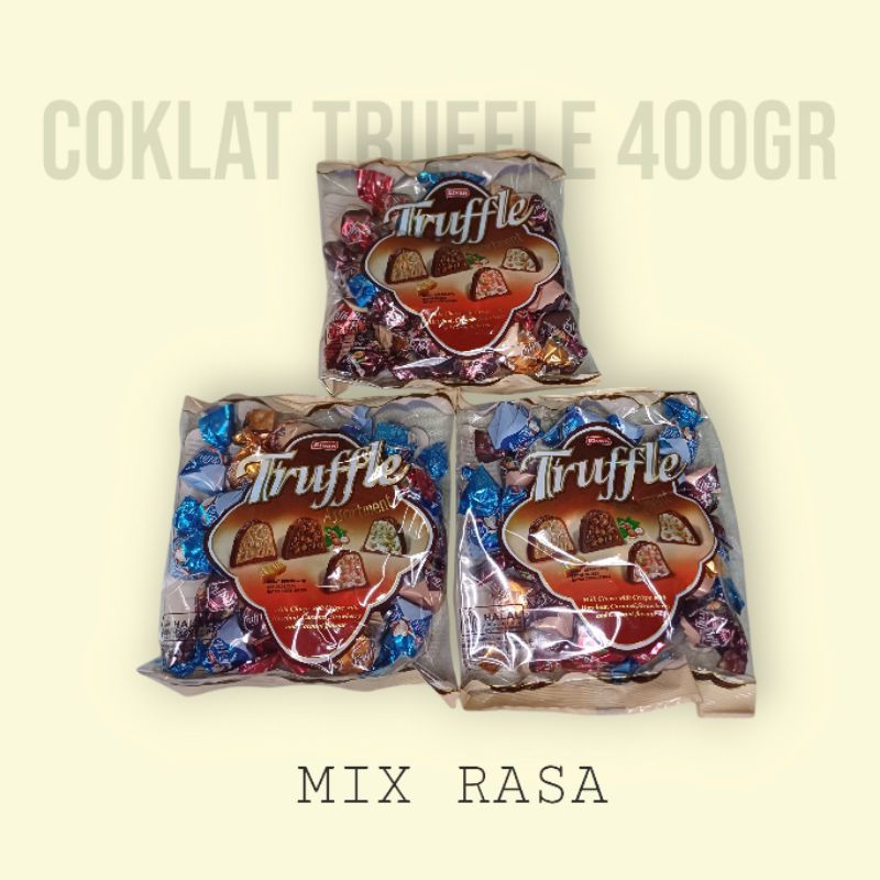 

coklat truffle 400gr rasa mix coklat arab oleh oleh haji dan umroh