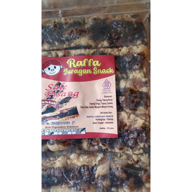 

Sale pisang topping coklat