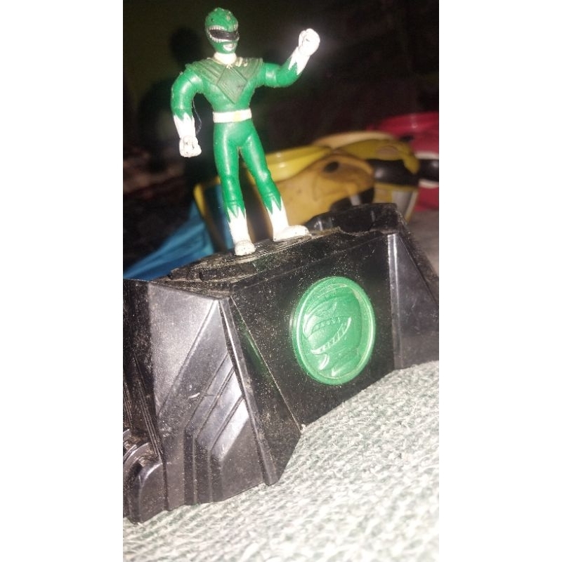 wts figure dragon zord green lengkap diorama