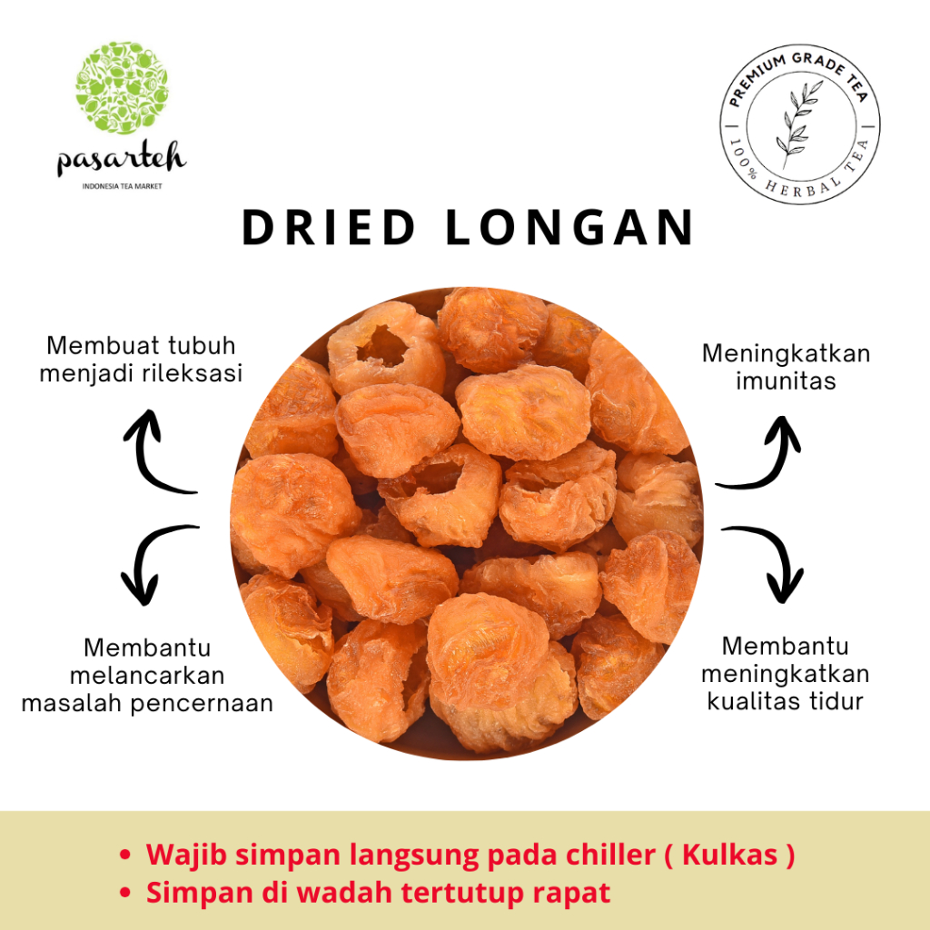 

[ pasarteh ] Dried Longan | Lengkeng Kering Thailand | Longan Kering