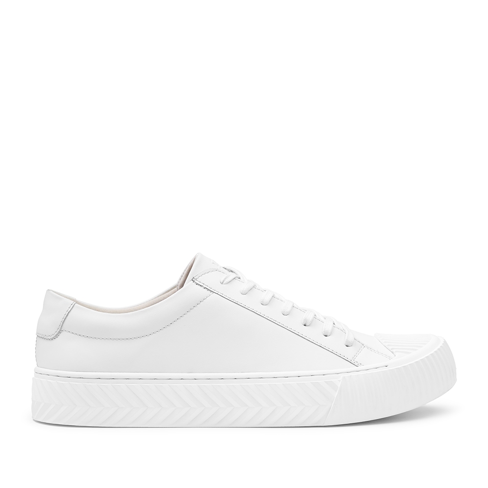 Prabu - Cipta 2.0 White Sepatu Kulit Sneakers Pria - Putih