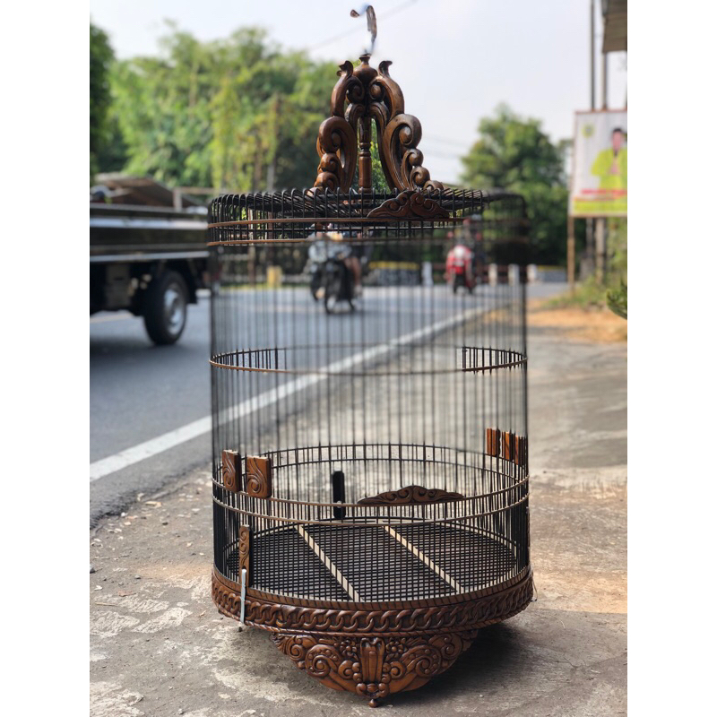Sangkar Murai Borneo Custom Ukuran Diameter 48cm