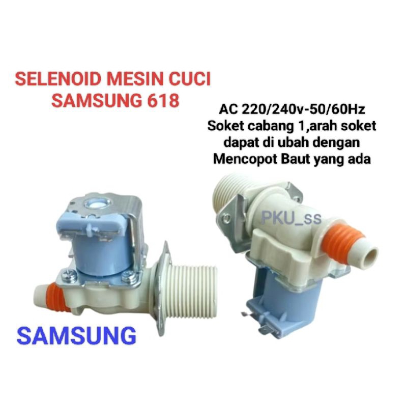 Selenoid Mesin Cuci Samsung / Selenoid Samsung inlet Valve Samsung inled selenoid Samsung 618