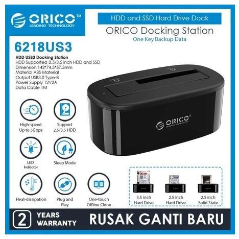 ORICO 6218US3 HDD Dock