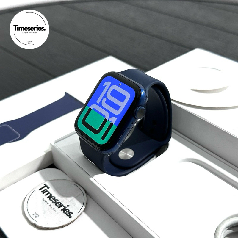 Ex iBox ID/A iWatch Series 6 44mm Blue Fullset Original