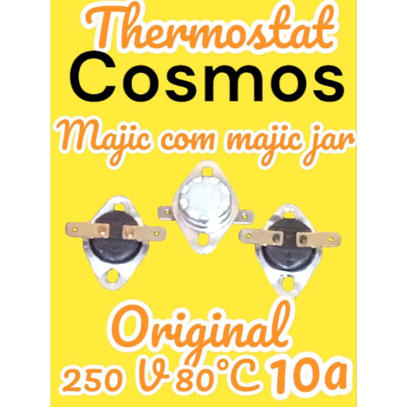 THERMOSTAT THERMOFUSE MAJICOM ORIGINAL MAJICJAR COSMOS AC 250 V  80°C 10A