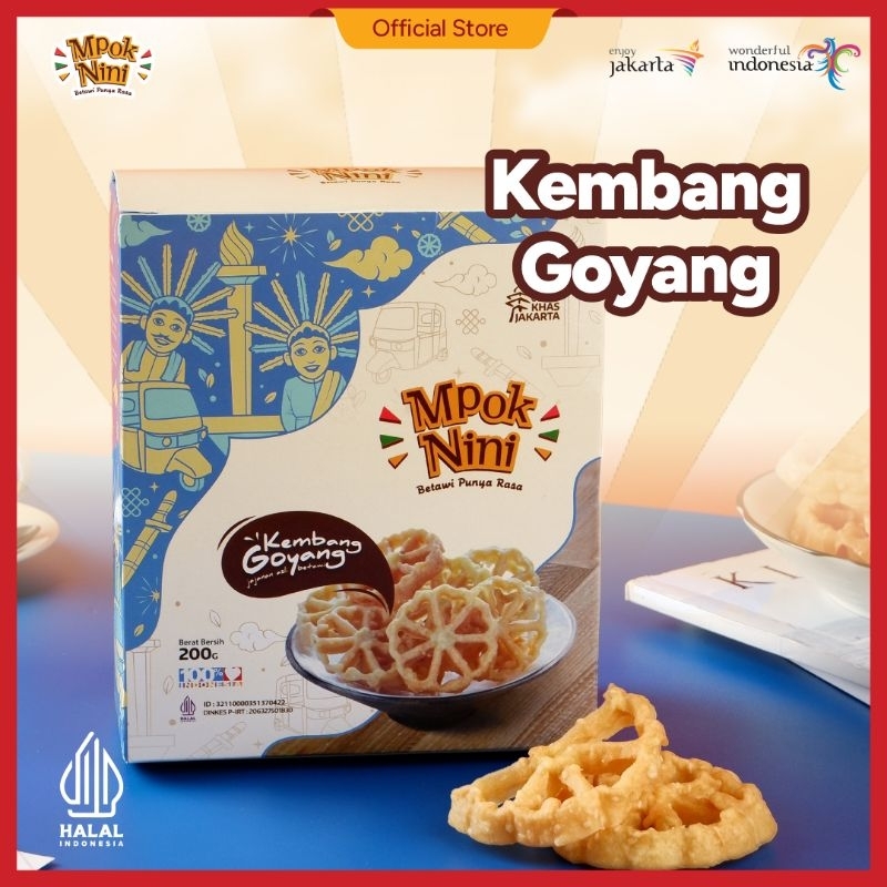 

Kembang Goyang Khas Betawi | Mpok Nini | Oleh Oleh Jakarta