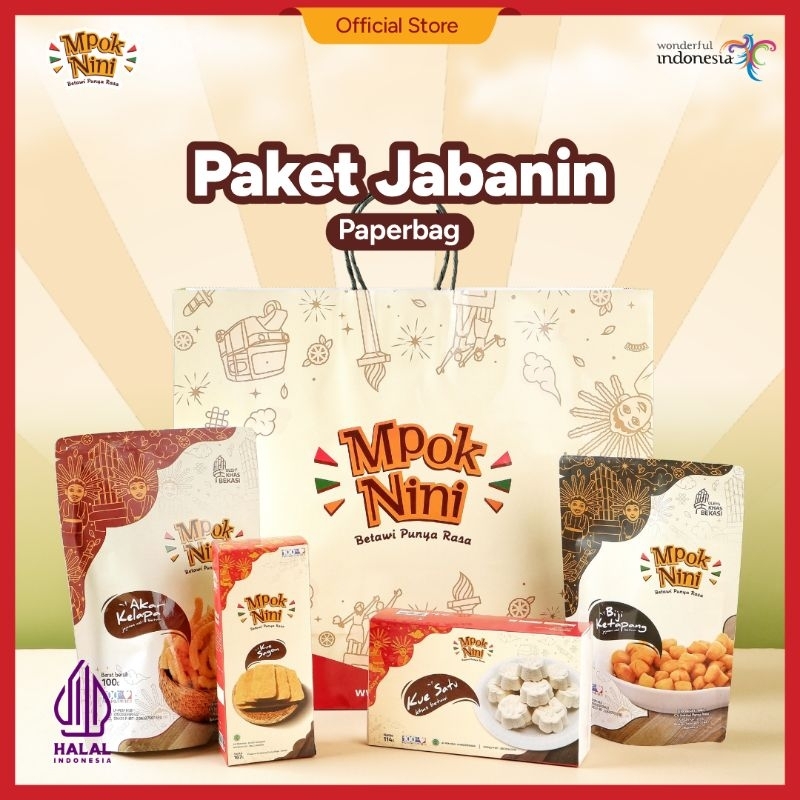 

PAKET OLEH OLEH KHAS BEKASI JABANIN | Oleh Oleh Betawi | Mpok Nini