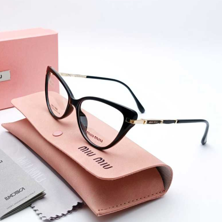 [COD] - Frame Kacamata Hitam / Kacamata Fashion MM 6610 Lensa Anti Radiasi Premium