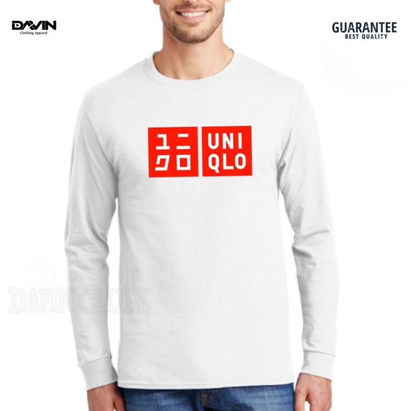 Kaos Pria Baju Tshirt Lengan Panjang Japan Uniqlo