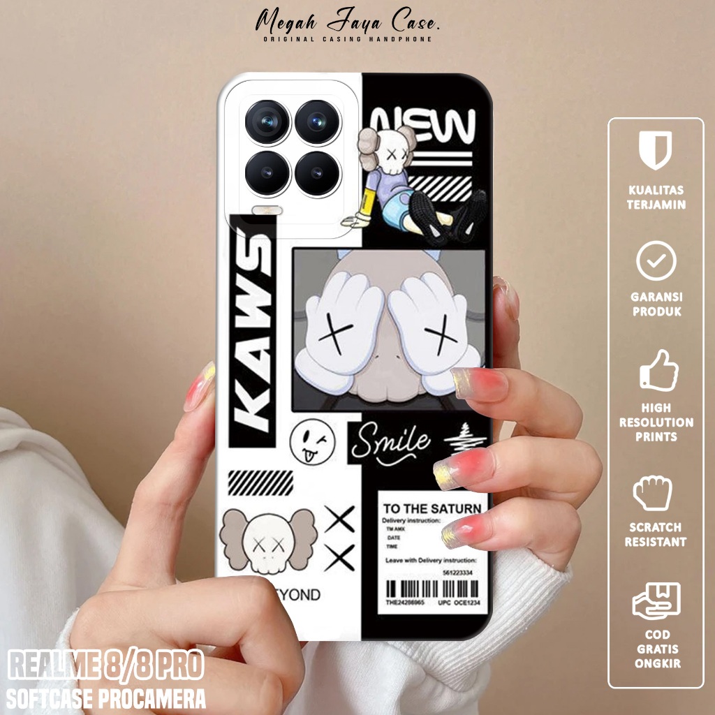 Softcase Hp REALME 8 / REALME 8 PRO - Case Hp REALME 8 / REALME 8 PRO Motif AES - Silikon Hp REALME 