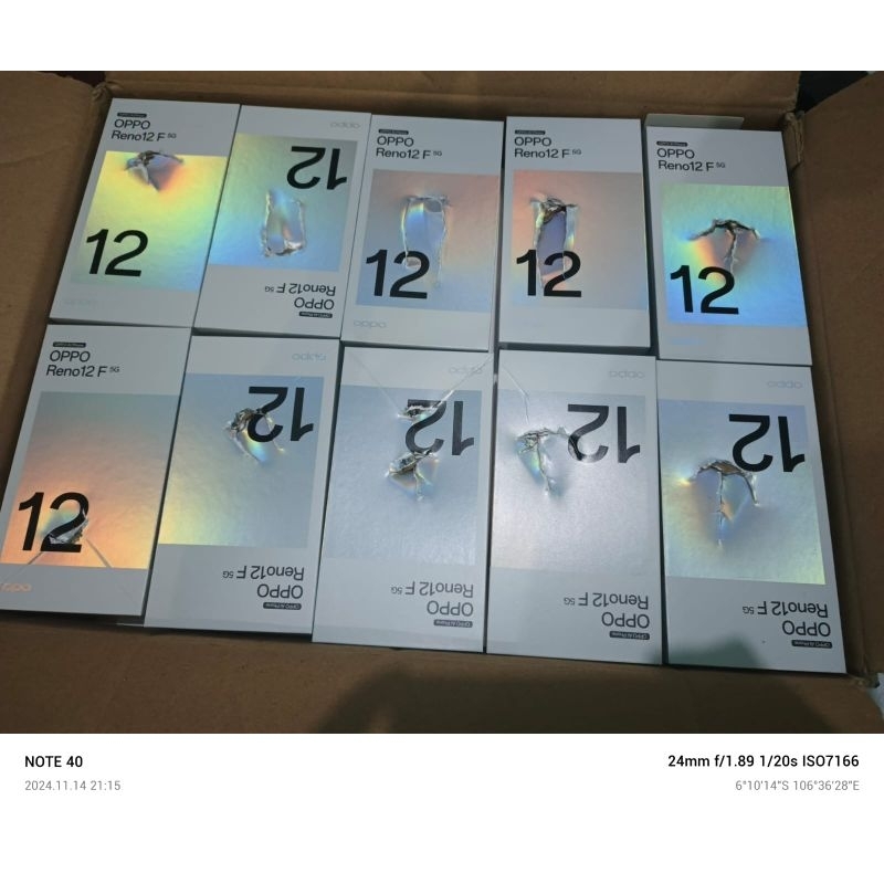 

DUS box hp oppo reno 12f.5g.di obral buat peking kirim sesuai gambar