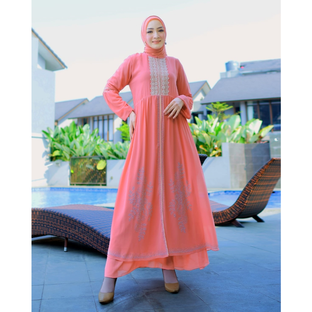 GAMIS ABAYA TERBARU MODEL RENDA GAMIS ABAYA TURKI BUSUI FRIENDLY