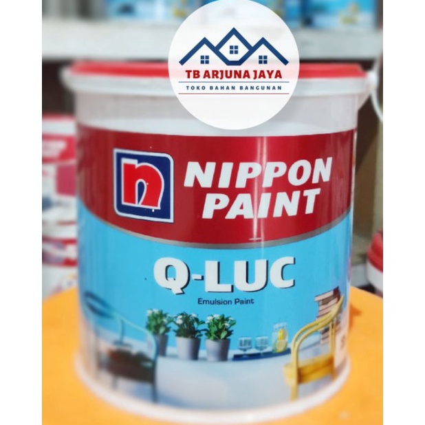 Cekout sekarang Cat Tembok Nippon Paint QLUC 45 KG  QLUC Kemasan Galon 5KG  Q LUC Cat Murah Kualitas