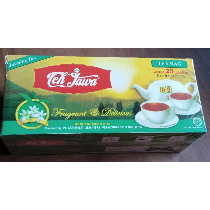 

TEH JAWA CELUP JASMINE 25 BAGS @ 2gr