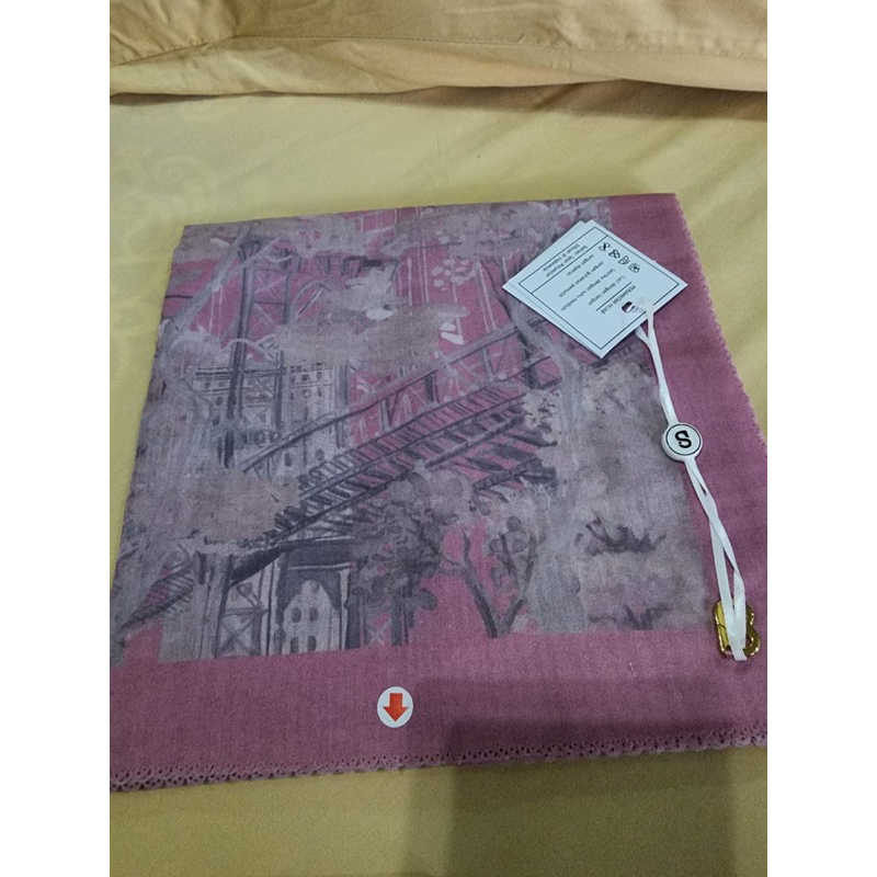NOLITA (warna pink) Seri New York 3 as is item Buttonscarves new n ready