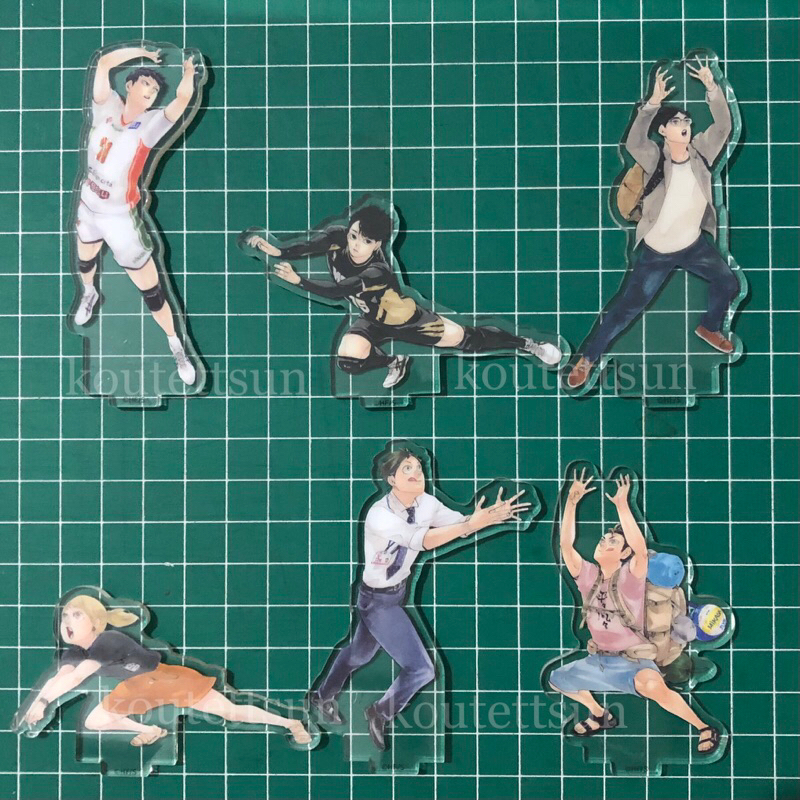 [READY] HAIKYUU 10TH CHRONICLE STANDEE: KAGEYAMA SAKUSA YACHI YAMAGUCHI NISHINOYA