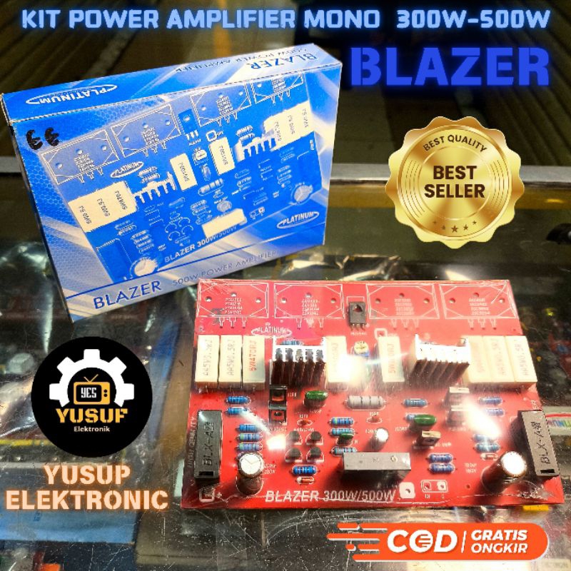 KIT BLAZER POWER AMPLIFIER MONO 300WATT-500W TANPA TR PLATINUM