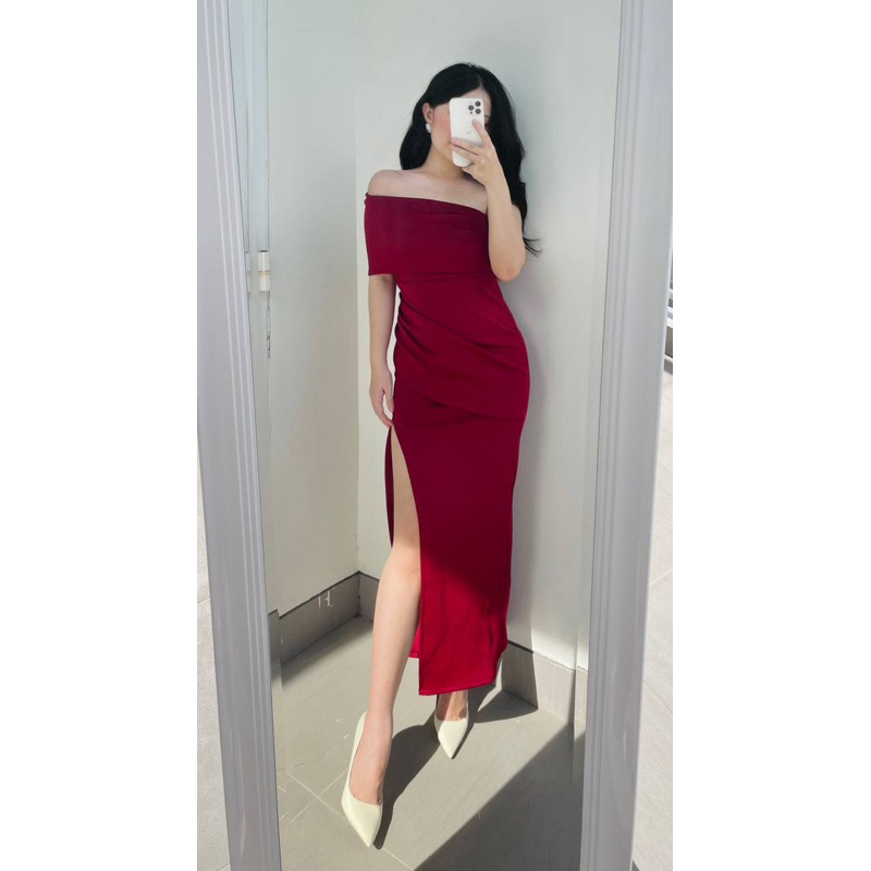 Abiel Dress Terusan Gaun Pesta Wanita