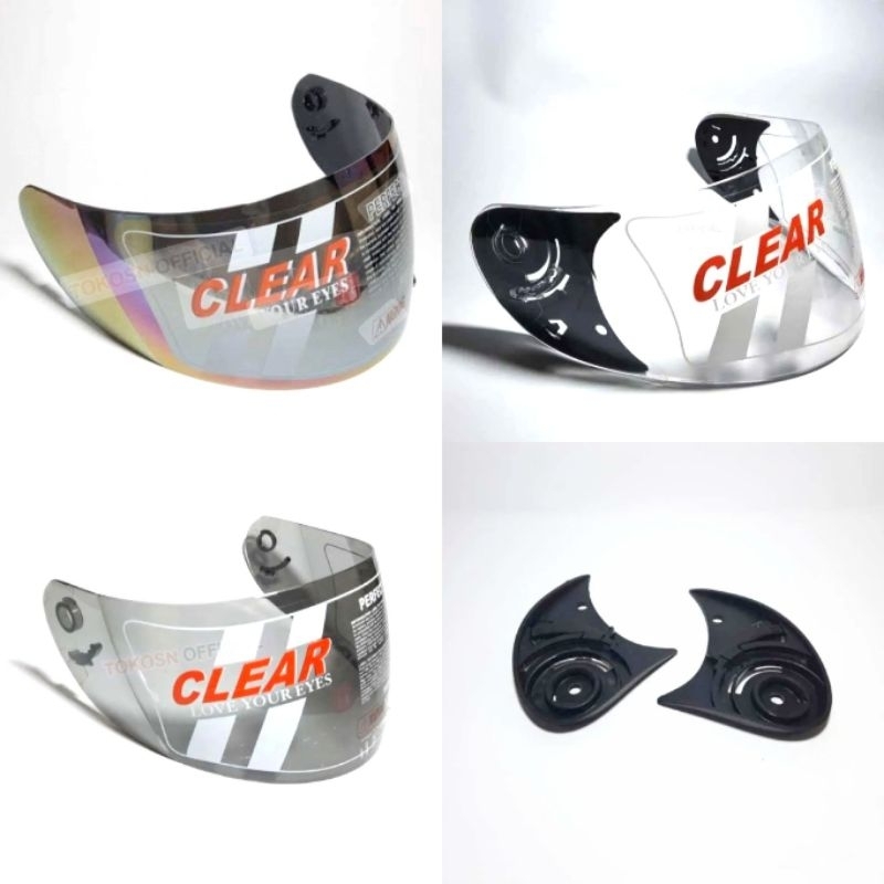 kaca helm full face BMC STAR / BMC BLADE  / HONDA FULL FACE dan merk lain