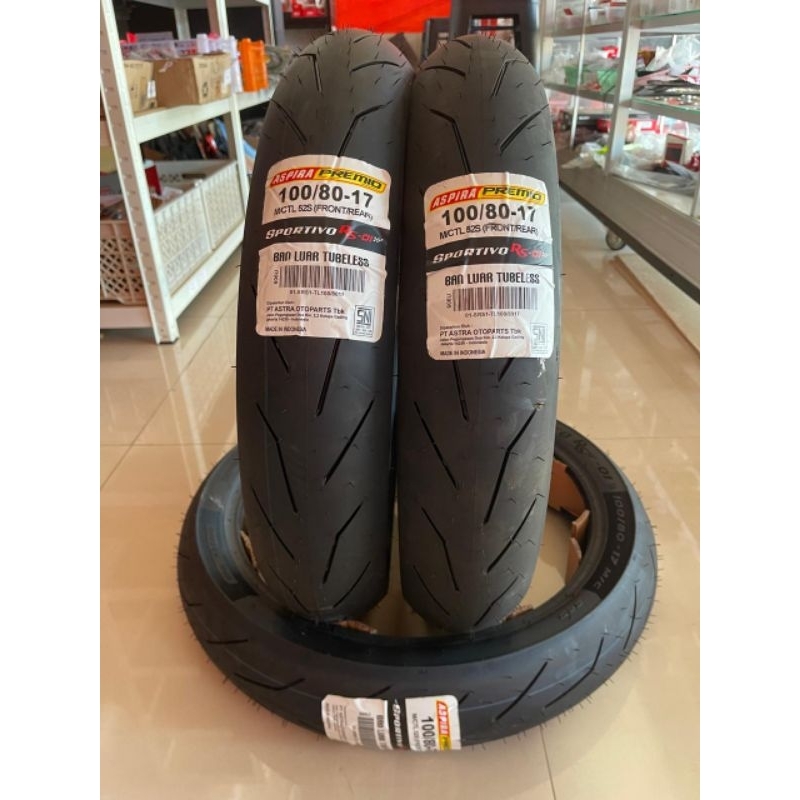 Ban balap aspira premio Sportivo 100/80 ring 17